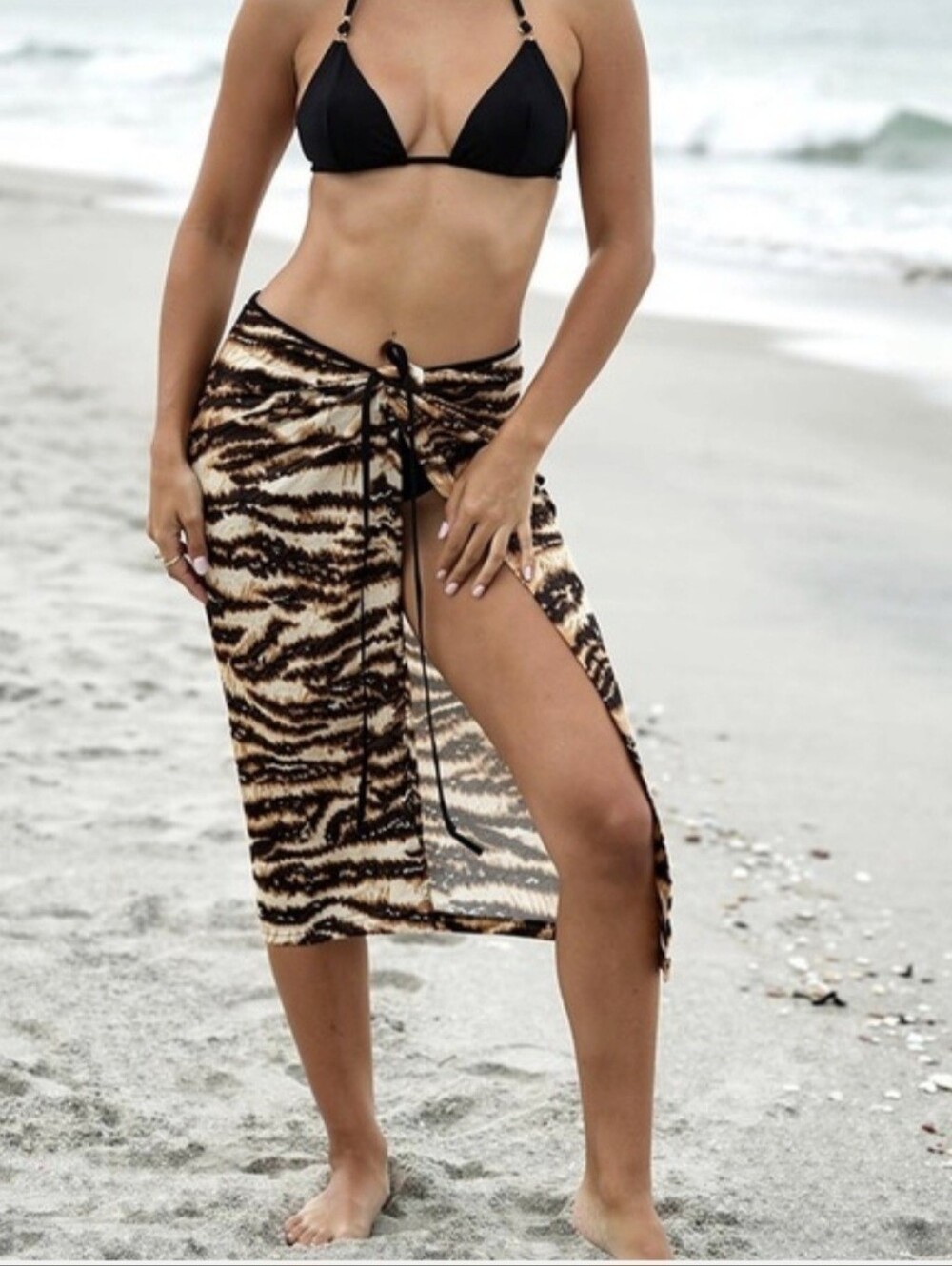 Dolce & Gabbana Mare Sheer Animal-Print